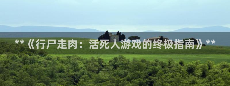 蓝狮子招聘：**《行尸走肉：活死人游戏的终极指南》**